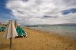 The trampled sand