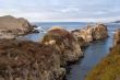 Narrow bays between rocks