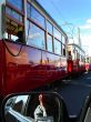 red tram