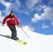 Skier on a slope