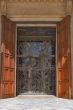 Entrance in church.