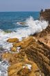 Strong surf.