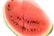 slice watermelon close up