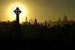 cemetery sunset