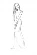 Beautiful woman in dress