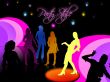 People dancing in night club