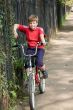 Boy on a bicycle