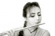 Beautiful Flutist - horizontal