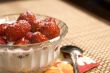 Strawberries with cream