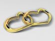 Heart gold costume jewellery