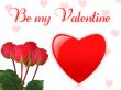 Valentines wallpaper with red roses and heart