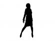 Girl silhouette