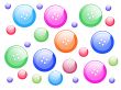Colored buttons illustration