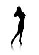 girl black illustration