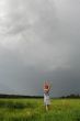 Woman in a field
