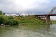 Railroad bridge through the Ob` 4