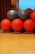 Red and Grey Yoga Balls