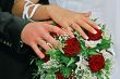 Newlyweds hands