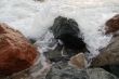 Wet sea stones