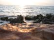 Sunset above the sea