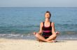 Beach yoga