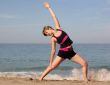 Beach yoga