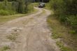 car on dirt road