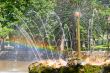 Rainbow in the fountain