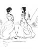 girls in long dress