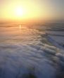 Mist over river