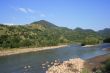 mountains landscape with river