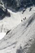 Skier on Mont Blanc