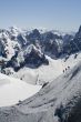 Skier on Mont Blanc
