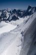 Skier on Mont Blanc