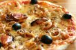 Seafood pizza