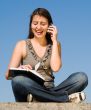 speaks by phone