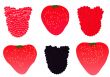 Strawberries and Raspberries pattern