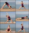 Beach yoga