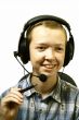 Boy with headphones
