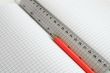 Rulers and color pencil