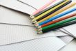 Rulers and color pencil
