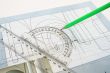 Rulers and color pencil