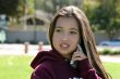 Girl on the phone
