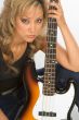 Blonde guitarist