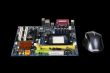  computer motherboard and mouse