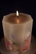 Candle Against Black Background