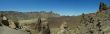 Panoramic view inside Teide volcano caldera