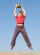 jumping boy