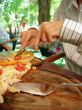 Pizza with chicken