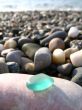 Wet sea stones